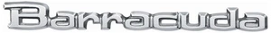 Door or Tailpanel Emblem Barracuda AMD Fits Plymouth Barracuda K-3505456 - Picture 1 of 1