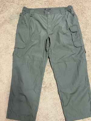 Pantalones cargo tácticos 5.11 para hombre 44×30 verde oscuro policía militar Foto 1 de 3