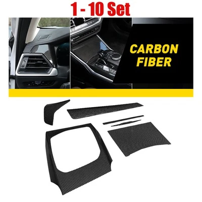 Декоративная центральная консоль из углеродного волокна 5–50 шт подходит для BMW 4 серии G22 G26 - Изображение 1 из 4