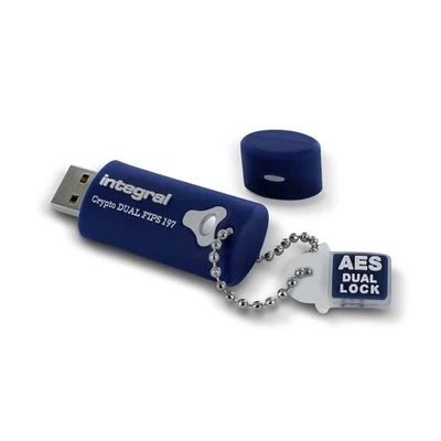 Integral 32GB Crypto-197 256-Bit Hardware Encrypted 3.0 Secure Dual Password - Image 1 of 4