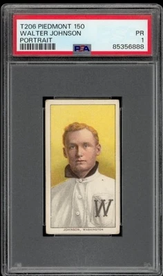 T206 Walter Johnson Portrait Piedmont 150 PSA 1 leer descripción Foto 1 de 3