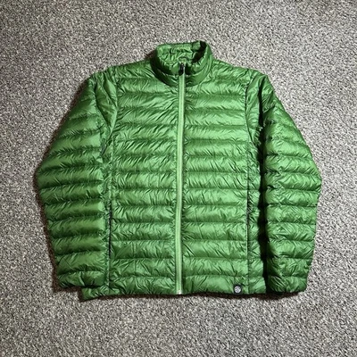 REI Co-Op Goose Down Puffer Jacket Size L Green Full Zip 650 Fill - Pre-Owned - Image 1 of 4