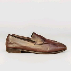 Mens Ermenegildo Zegna Leather Loafers - Picture 1 of 8