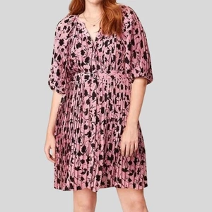 Good Hart by Matilda Jane Puff Sleeve A-Line Dress Womens Small Mauve Floral NWT - Picture 1 of 17