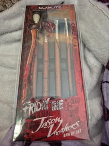 Glamite Friday The 13th Jason Vorhees Brush Set, Neu in OVP Limited Edition - Bild 1 von 2