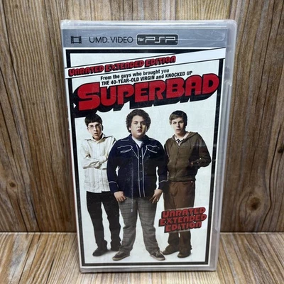 Superbad Unrated Extended Edition Playstation Portable PSP UMD Movie NEW SEALED Foto 1 de 4