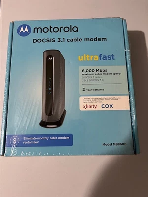 Motorola mb8600 docsis 3.1 cable modem  - Image 1 of 2