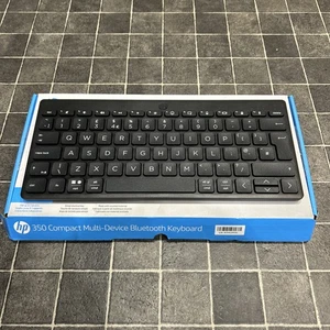 HP 350 Compact Black Bluetooth Multi-Device Keyboard - Up To 2 Years Battery - Picture 1 of 5
