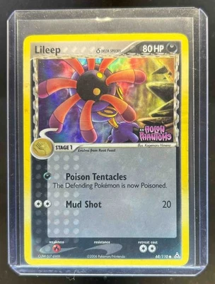 Pokémon EX 2006 Holon Phantoms Lileep Delta Species holograma inverso #68/110 Foto 1 de 2