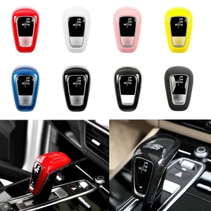 Black Gear Shift Knob Cover Trim Cap Decorative For Porsche Cayenne 2018-23 2020 - Picture 1 of 3