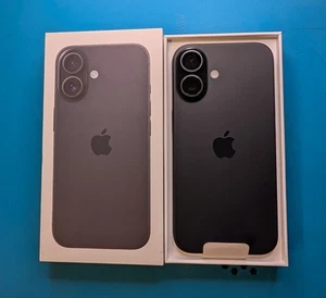 Apple iPhone 16 - T-Mobile - Black - 128GB - Brand New - Picture 1 of 3
