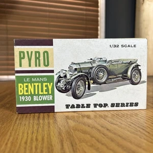 Vintage Pyro 1930 Le Mans Bentley Blower 1/32 Scale Model Kit Table Top Series - Picture 1 of 22