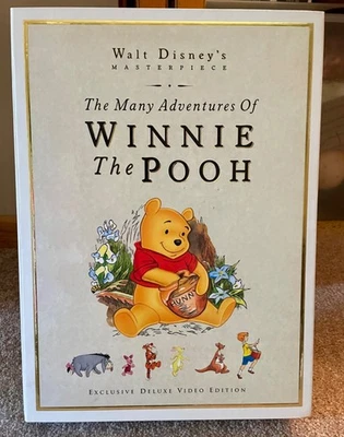 Disney The Many Adventures of Winnie the Pooh Exclusive Masterpiece Deluxe VHS - Image 1 of 4
