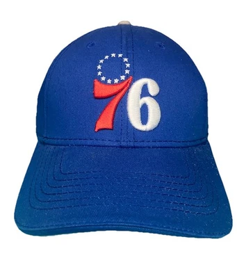 Кепка регулируемая PHILADELPHIA 76ERS OSFA синяя кепка «Добро пожаловать в момент» Sixers - Изображение 1 из 4
