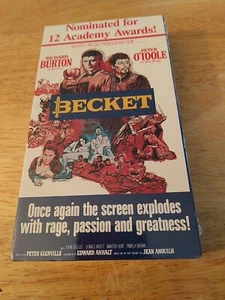 Becket (VHS, 1989) Richard Burton, Peter O’toole, New SEALED S6 - Imagen 1 de 5