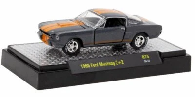 FORD Mustang 2+2 - 1966 - grey / orange - M2 1:64 - Bild 1 von 4