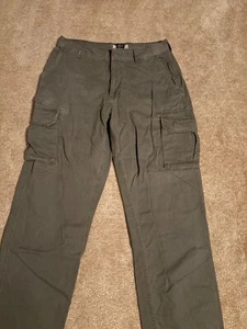 Men’s Arizona The Original Jean Co Cargo Pants 100% Cotton Sz. 36x32 Green - Picture 1 of 3