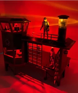 GI JOE COBRA STAR WARS CUSTOM DIORAMA OUTPOST w LED LIGHT KIT for 3.75 INCH 1:18 - Picture 1 of 12