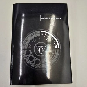 OEM TRIUMPH DAYTONA 675 675R STREET TRIPLE R Rx OWNERS MANUAL ENGLISH 385145 US - Picture 1 of 3