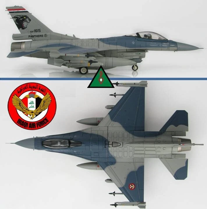 Hobby Master 1/72 HA3863 F-16C Fighting Falcon IQAF 9 FS Black Panthers - Изображение 1 из 4