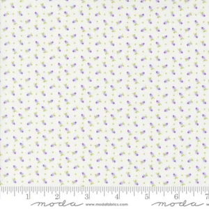 MODA FABRICS #18772 11 "OFF WHITE" ALL OVER TINY FLORAL PRINT BTY - Picture 1 of 1