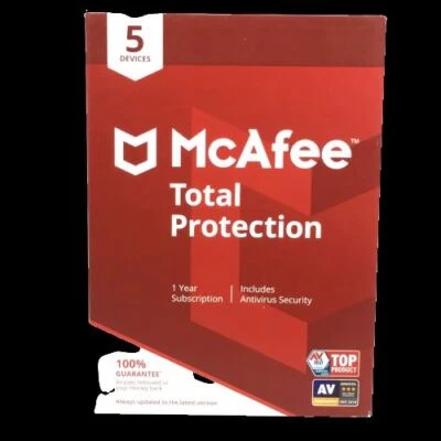 McAfee Antivirus Essential Protection For Your PC 5 Devices Brand New Sealed - Image 1 of 4