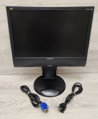 ViewSonic VG1930WM VG1930WM-3 19" LCD Monitor VS11419 Tested Working - Image 1 of 4