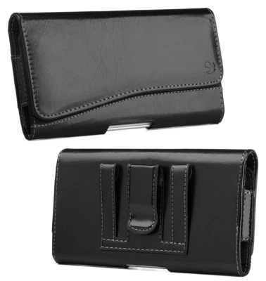 для Apple iPhone — глянцевый черный чехол, держатель для карт, зажим для ремня, петля, кобура, чехол - Изображение 1 из 4