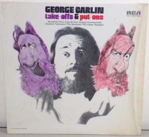 GEORGE CARLIN TAKE-OFFS & PUT-ONS VINYL LP RECORD ALBUM (1972) - Picture 1 of 3