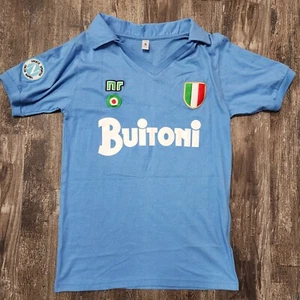 Camiseta de fútbol local 1988 Napoli NR Diego Maradona para hombre S Argentina Italia Serie A - Imagen 1 de 10