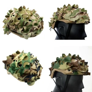 Laser Cut 3D Camouflage Taktischer Helm Abdeckung Haut MC Camouflage Helm Tuch Streifen - Bild 1 von 42
