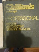 Vintage 1977 CHILTONS IMPORT AUTOMOTIVE SERVICE SHOP MANUAL PROFESSIONAL EDITION