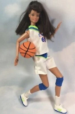 WNBA Basketball 1998 Teresa Barbie Doll Vintage Collectible Mattel Articulate - Image 1 of 4