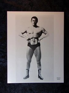 Vintage 1970's Antonio Inoki Wrestling Promo Souvenier B/W 8 x 10 Photo - Picture 1 of 1