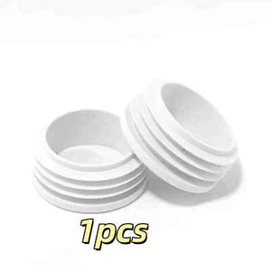 Round Plastic End Caps For Tubing Pipe Inserts Plugs Bungs Furniture Feet White - Picture 1 of 31