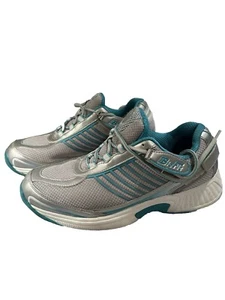 Orthofeet Biofit Verve Silver Turquoise 975 Comfort Sneakers Shoes Womens 9.5 - Picture 1 of 10