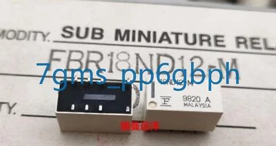 2 PCS NEW 18ND12-M Fujitsu 12VDC Surface mounted 8-pin Relay - Image 1 of 3