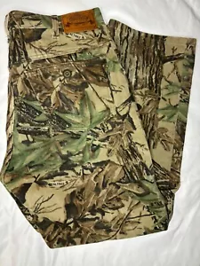 Vintage Cabela’s Cotton Realtree Camouflage Hunting Pants 34x30 Made in USA - Picture 1 of 8