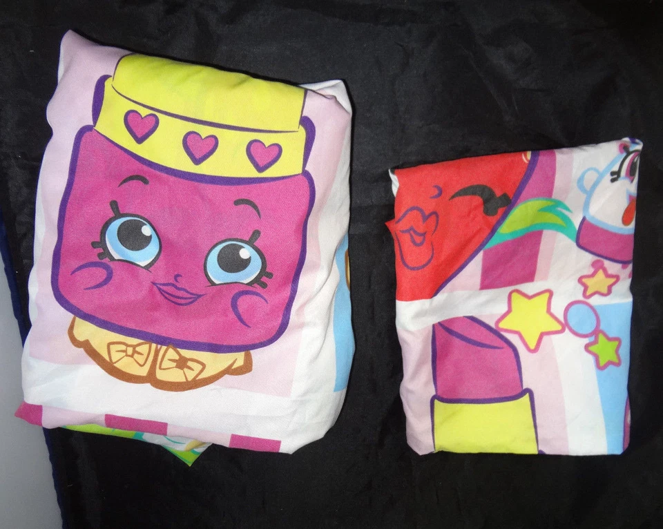 Shopkins Single Twin Duvet Cover Bedding Pillowcase Child Kids - Image 1 of 4