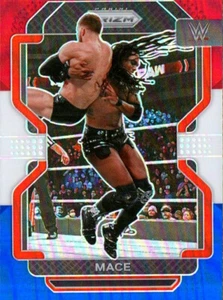 2022 Panini Prizm WWE Red, White and Blue Parallel #169 MACE - Picture 1 of 2