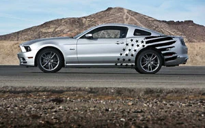 Stars & Bars Body Graphics (2010-2014 Mustang) - Picture 1 of 8