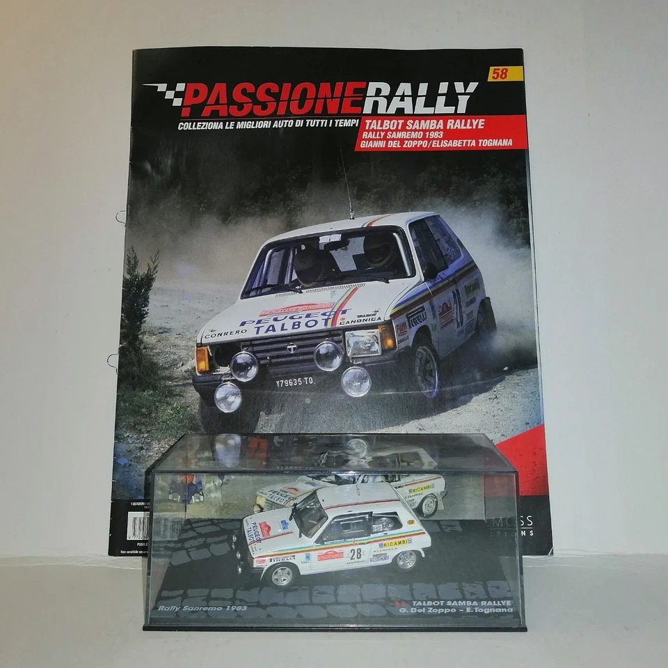 TALBOT SAMBA RALLY SANREMO 1983 CON FASCICOLO SCALA 1/43 - Immagine 1 di 1