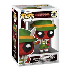 Funko Pop 1341 Marvel Deadpool Lederhosen Action Figure 10 cm Statuetta Vinile - Imagen 1 de 4