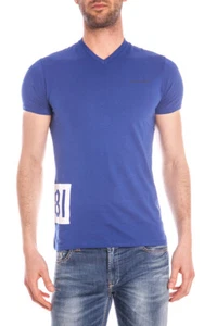 Armani Jeans men's blue sweatshirt t shirt C6H17LL 8 MAKE AN OFFER SL. XL - Picture 1 of 7