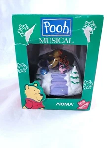 Vintage Noma Winnie The Pooh pattinaggio su ghiaccio musical Disney Winter Wonderland - Foto 1 di 12