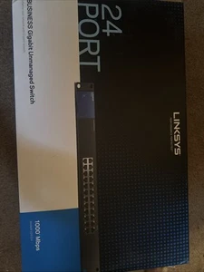 Linksys 24 Port Rack Mountable Ethernet Switch - Photo 1/3