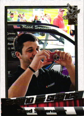 2008 Press Pass VIP - Behind the Scenes Reed Sorenson #84 - Image 1 of 2