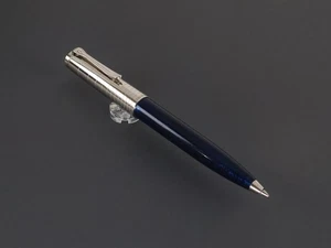 Pelikan K425 925 Sterling Silber Kugelschreiber blau transparentes Unterteil - Bild 1 von 6