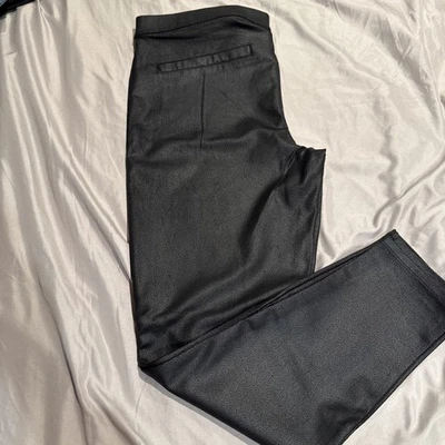 Pantalones Knox Rose Jeggings Para Mujer Grandes Negros Imitación Cuero Elastizados Informales Foto 1 de 4