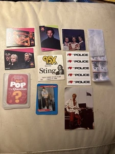 Vintage The Police Rock Band Cards, Stickers, Stamps # 261 - Picture 1 of 1